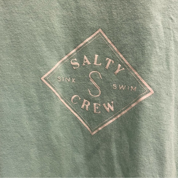 Women's Turquoise Salty Crew Short Sleeve T-Shirt - Picture 5 of 9
